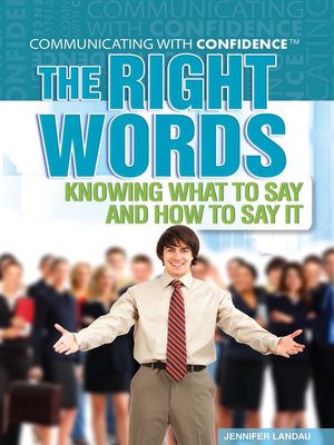 cover image of The Right Words